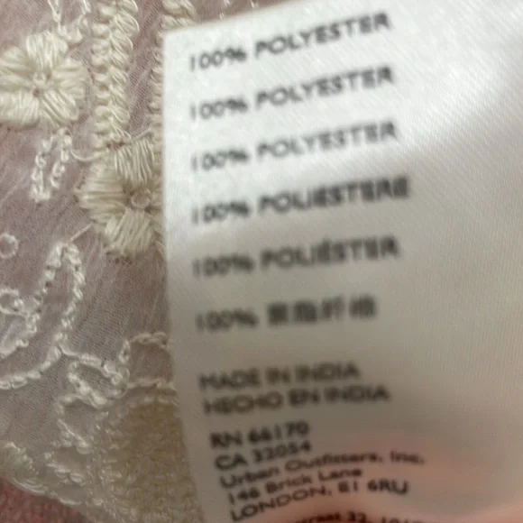 Free People Bloomfield Patchwork delicate sheer fabric tie front top - Picture 6 of 10